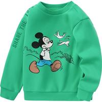 巴拉巴拉童装男小童卫衣儿童秋装女宝宝卡通印花上衣 翠绿40211 100cm