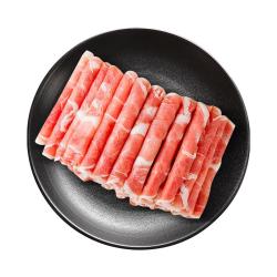 中农顺 国产黄牛原切谷饲牛肉卷净重2斤 肥牛卷牛肉片生鲜 涮火锅食材
