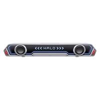 漫步者 花再Halo PixelBar深渊字幕歌词音响电脑桌面音箱  6.0RGB灯效 破晓白