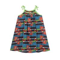 马·拉丁（M.Latin）/童装儿童连衣裙24夏女大小童满地图案吊带裙 花红色 160cm