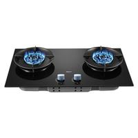 名气 小黑翼Pro煤气灶液化气燃气灶5.0kW家用猛火灶具20%超一级能效70%高热效率JZY-A6870B