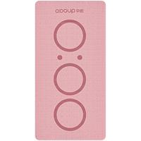 中欧瑜伽垫加大加宽女生家用垫防滑减震静音加厚运动地垫 木槿紫 2米*1米 20mm（厚度）