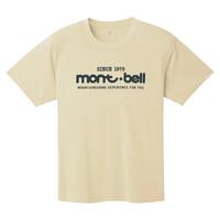 mont·bell50周年男女通勤速干透气短袖T恤1114002 L 象牙白