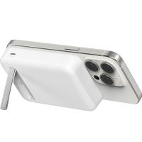 3C认证充电宝：贝尔金 qi2充电宝磁吸移动电源 3C认证 iPhone15W快充 1万毫安 BPD008白