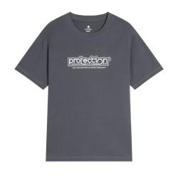京东京造 t恤男短袖男士T恤 PROTECTION深灰 M PROTECTION 深灰