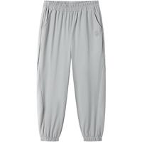 波司登(BOSIDENG)25夏季骄阳防晒长裤男女儿童UPF100+运动凉感长裤T250925100 冷月灰8063 120 /53