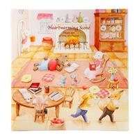 仲林（NCL）自制覆膜粘贴式相册本 40页儿童成长相册薄/卡通/家庭影集 暖心炉火 20L-90