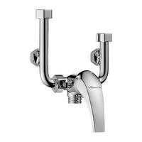 万和电热水器混水阀开关黄铜冷热U型明装淋浴水龙头热水器配件