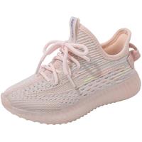 天美意(TEENMIX)女童运动鞋椰子鞋2024春季中大童鞋透气鞋男儿童休闲鞋 210粉色 31