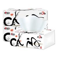 心相印抽纸餐巾纸面巾纸卫生纸巾抽纸抽纸巾婴儿用纸家用擦手抽纸 3包