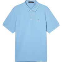 雅戈尔 短袖POLO衫男翻领舒爽透气棉手感舒适POLO衫 浅蓝 2XL