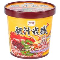 五丰江西米粉免煮冲泡方便面速食纯大米制作 肥汁米线6桶装118g*6 肥汁米线118g*6桶