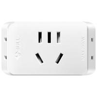 一转三多功能插座迷你面板插排转换器多插位插头拓展器