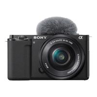 索尼 ZV-E10 微单数码相机 4K视频 vlog 直播相机 zv-e10 创意滤镜 ZV-E10K黑色 官方标配