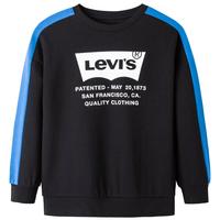 Levi's李维斯儿童套装秋季男童女童长袖长裤两件套时尚洋气 黑美人 140 /68 【身高128-140cm】