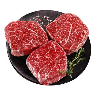 澳牛日記 澳牛日记和牛M5肉芯原切牛排净重2斤谷饲400天雪花牛肉生鲜牛扒冷冻