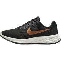 耐克 跑步鞋女子透气REVOLUTION 6低帮运动鞋DC3729-009黑金36.5
