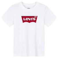 LEVI'S李维斯童装儿童短袖t恤男女童夏季舒适纯棉圆领上衣 明亮白 120 /60 【身高110-116cm】