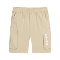 李维斯Levi's儿童短裤男童2025夏季五分裤透气裤子男裤运动裤童装 狩猎卡其 110 /52 【身高98-104cm】