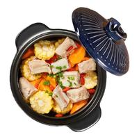 炊大皇砂锅炖锅家用燃气耐高温煲仔饭陶瓷煲汤小砂锅Y 【适合5-6人】 6.5L