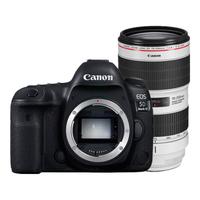  Canon/佳能 4K高清视频 全画幅单反相机套装+70-200mm2.8L三代镜头+佳能卡+多种滤镜+双包+专业三脚架  单镜头套机 70-200mm F2.8