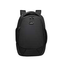 SWISSMILITARY瑞士军刀双肩包男士商务通勤防水电脑包旅行出差可扩容大容量背包 黑色 【15英寸】