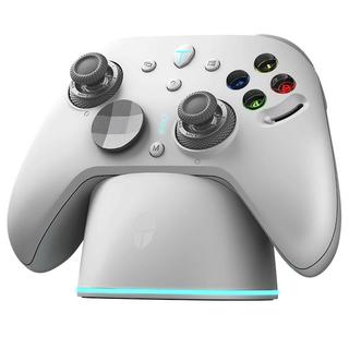 雷神（ThundeRobot）G80雷切 无线游戏手柄 HD音圈马达力切换摇杆字符切换Switch类xbox蓝牙体感PC电脑ns电视Steam 白 雷神G80雷切白色+充电底座