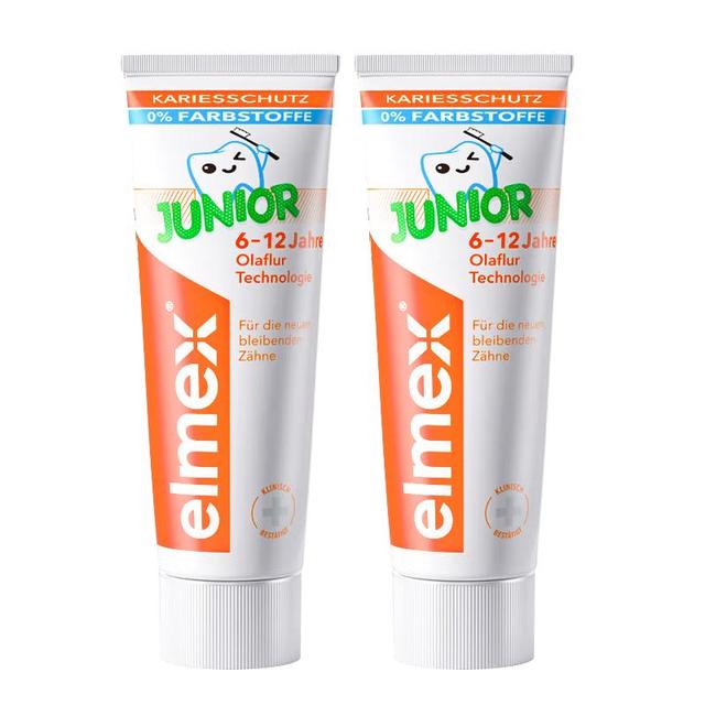 今日必买：Elmex 儿童牙膏 6-12岁 50ml*2支装套装