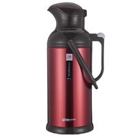 山點水保温壶热水瓶家用大容量3.2L暖壶宿舍暖瓶开水瓶 【一键开盖款】 红色3.2L