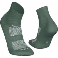 迪卡侬（DECATHLON）袜子男秋季透气耐磨中筒跑步袜专业吸汗运动长袜篮球袜RUNR-两双 橄榄绿-长筒 39-42