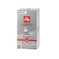 ILLY法国黑咖啡胶囊美式浓缩中烘5.7g*10粒装 适用雀巢Nespresso