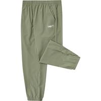 鸿星尔克 儿童运动裤简约纯色梭织裤 胶囊绿