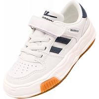 WARRIOR 回力 童鞋M2024春秋儿童运动鞋透气男童休闲板鞋女童小白鞋 米蓝 （升级版） 36 内长约22.5cm 36码 内长约22.5cm