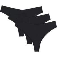 HM女士内裤3条装春季中V形中腰无痕Brazilian内裤1186905