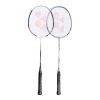 YONEX 羽毛球拍对拍碳素中杆比赛NR7ICR熏衣草+白藏青已穿线