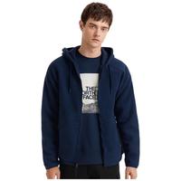北面（The North Face）羊羔绒外套抓绒衣男秋冬户外加厚保暖7QOV 8K2/藏青色  3XL