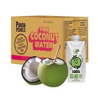 PANDA PEARLS 100%香水椰子水泰国果汁饮料 330ml*12 【香水椰整箱】330ml*12