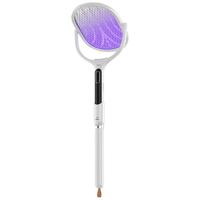 雅格(YAGE)电蚊拍充电式紫光诱蚊多功能可翻转灭蚊拍可伸缩蚊子拍