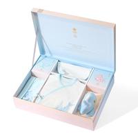 babycare山茶花新生儿礼盒婴儿衣服宝宝用品大全 鲸鱼音海 66cm