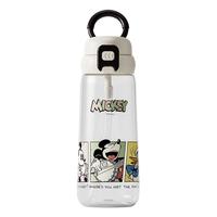 迪士尼（Disney）儿童塑料杯夏季运动水杯男便携吸管杯子随手杯水杯男