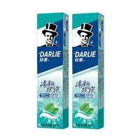 DARLIE/好来 护龈 成人含氟牙膏 清新双效 200g*2支