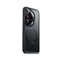图拉斯 TORRAS支点壳O1s【高端顶配丨特种防摔】 适用华为Pura70Ultra手机壳pro+磁吸支架pro透明磨砂超薄全包款 【Pura70Ultra】磨砂黑 磁吸支架二合一丨特种防摔丨裸机手感