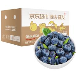 京地达 秘鲁蓝莓新鲜进口净重115g*2盒果径14mm京东自营水果源头直发包邮