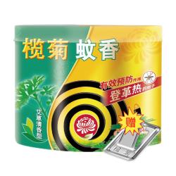 榄菊 艾草清香型蚊香 无烟型 40圈/筒
