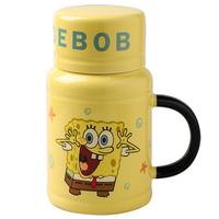 舍里派大星陶瓷马克杯高颜值可爱带盖喝水杯子咖啡杯对杯