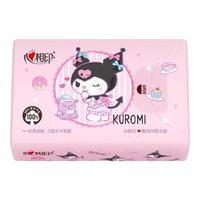 心相印抽纸三丽鸥酷洛米联名餐巾纸面巾纸出游随身装4层便携式纸巾 1包*4层【库洛米装】
