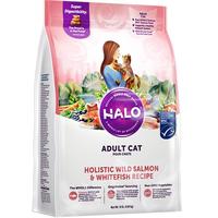 自然光环Halo【成猫鲜肉】膨化猫粮成猫成年增肥发腮美毛护肤布偶蓝猫 鱼肉味10磅/4.5kg 下单抽·满赠好礼~详情请入会