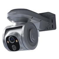 神眸4G太阳能监控摄像头PT2+ 无电无网免插电户外2.5K400万高清智能电池摄像机插流量卡无线远程监控器