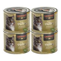 小李子(LEONARDO)德国马肉西葫芦200g*4罐里奥纳多无谷湿粮猫主食罐经典系列