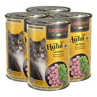 小李子(LEONARDO)德国鸡肉菠菜400g*4罐里奥纳多无谷猫湿粮猫主食罐头经典系列
